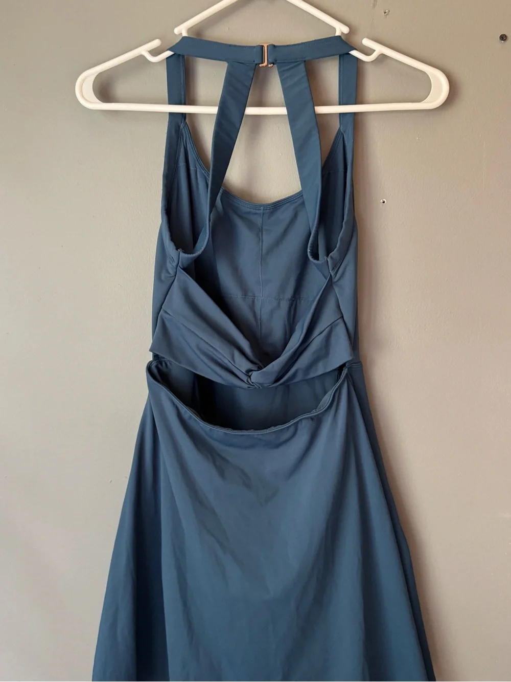 Halara Athletic Dress Built In Shorts Pockets Blue Small